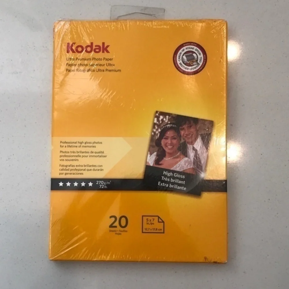 Kodak Ultra Premium Photo Paper 5x7 High Gloss
